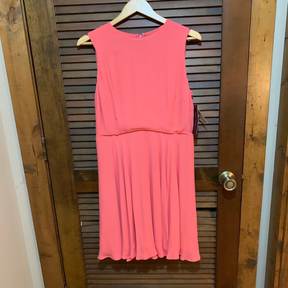 Coral French connection dress size 10 NWT